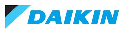 The Daikin logo, representing one of the world's leading air conditioning and HVAC manufacturers, 