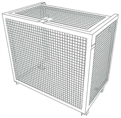 Anti-theft condenser cage