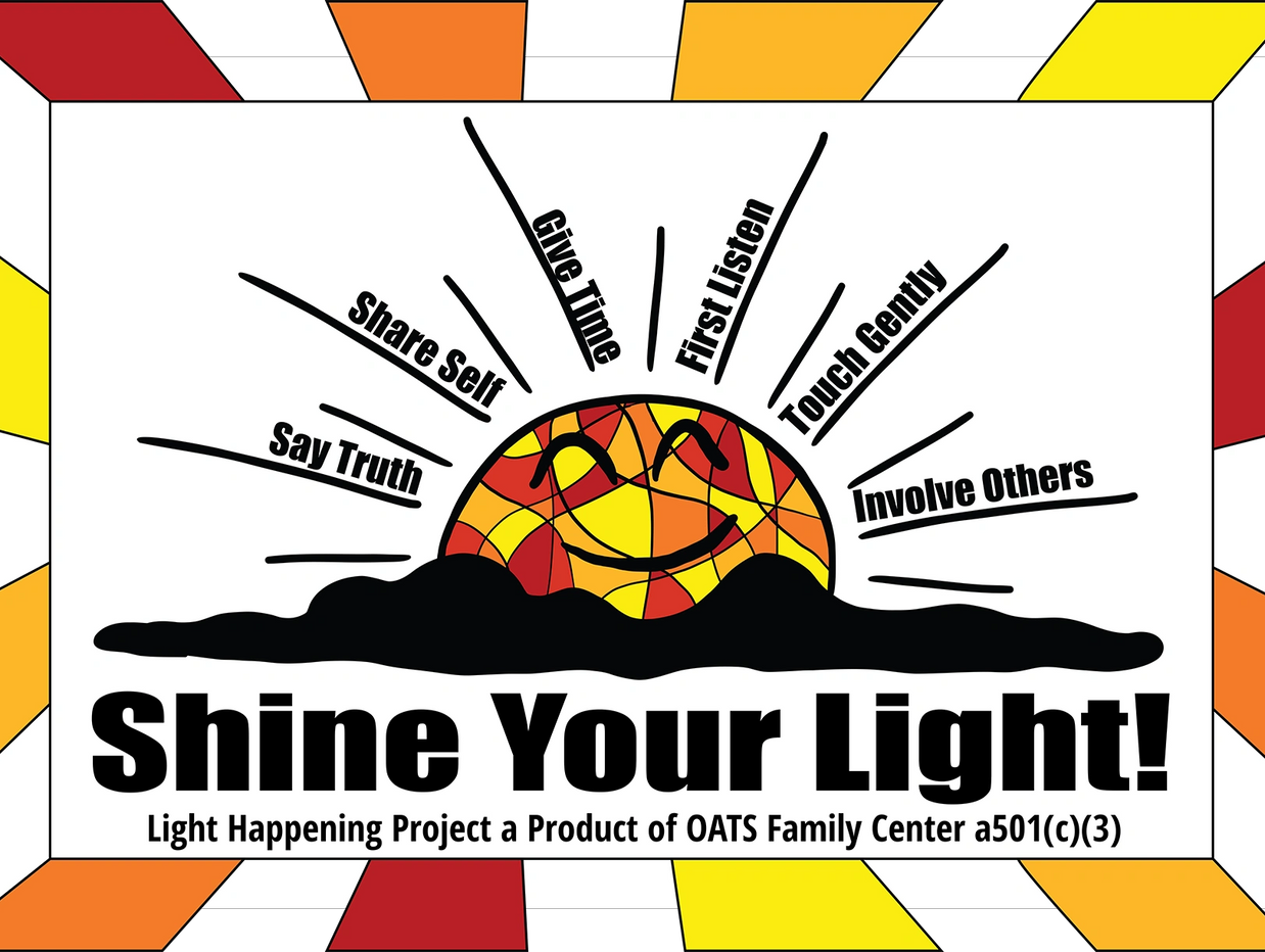 Shine your light image.