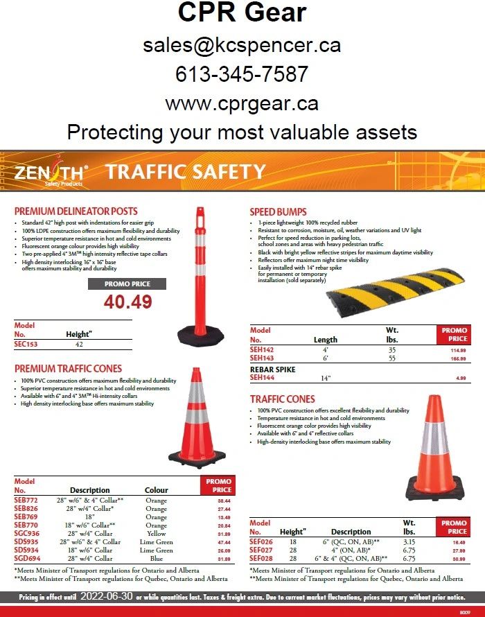Traffic Safety flyer with all the information 
