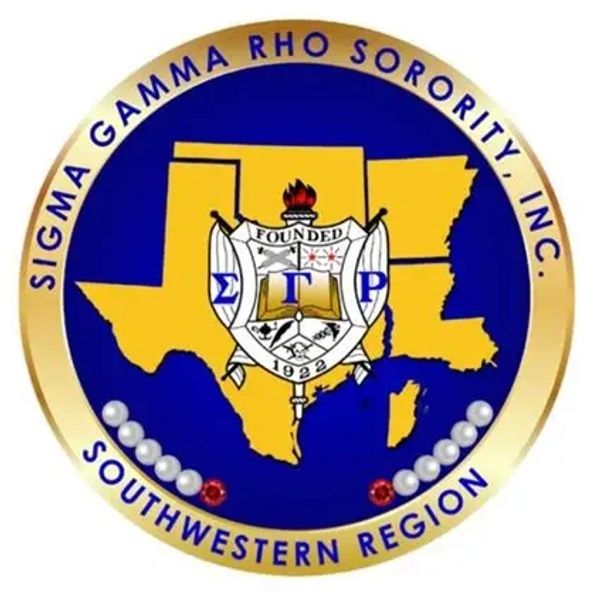 Emblem of Sigma Gamma Rho Sorority Southwestern Region.