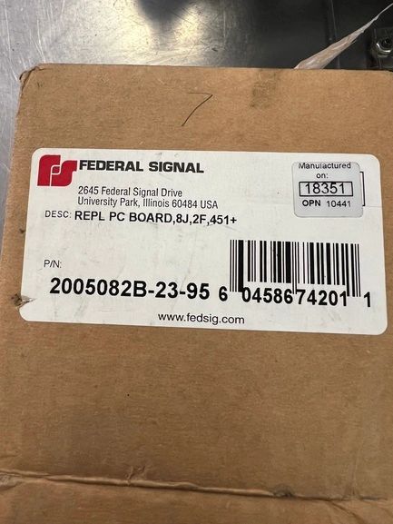 Federal Signal:2005082b