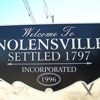 Nolensville, TN welcome sign – DC Insurance Agency provides local health insurance, business, self