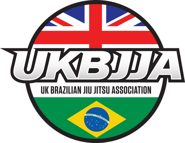 The association logo of UKBJJA, partnership with Ground Control Brazilian Jiu Jitsu Huddersfield. 
