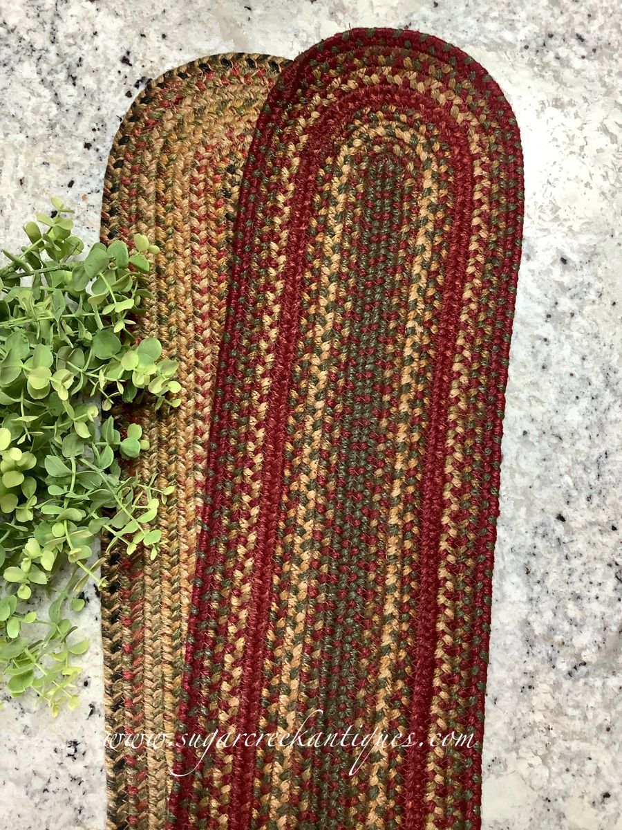 BRAIDED OVAL STAIR TREADS