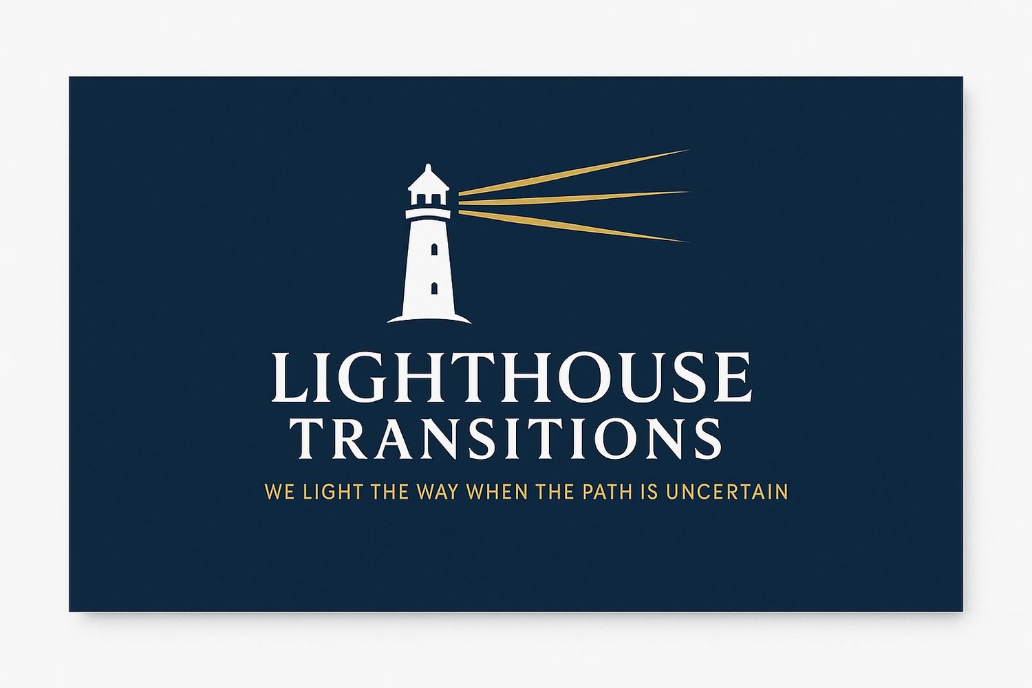 Lighthouse Transitions logo – senior move management and transition support services in Niagara.