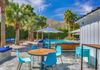 backyard: sitting/dining/bar area