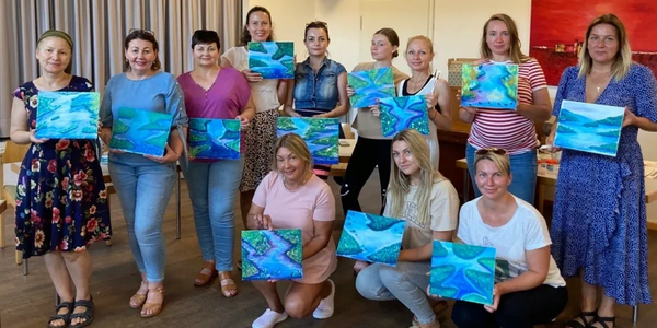 Monet oder Manet? Das ist hier die falsche Frage! Unsere Schüler haben in nur zwei Stunden Kunstwerk