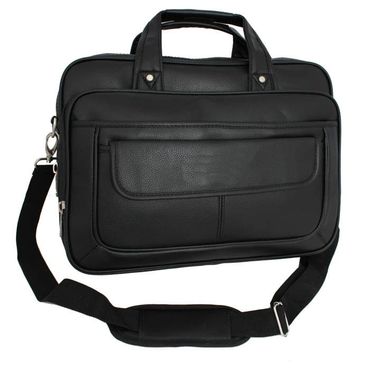 Pasta executiva em couro sintético com aplicação de logomarca 