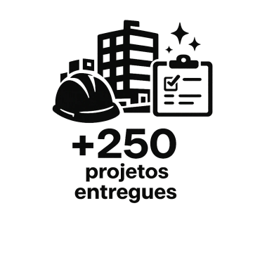 Mais de 250 projetos entregues com sucesso.