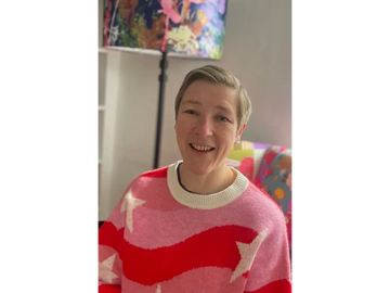 A career coach in her office