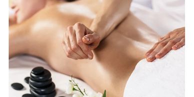 Deep Tissue Massage at Aura Thai Spa in Las Vegas for muscle pain relief and tension reduction.


