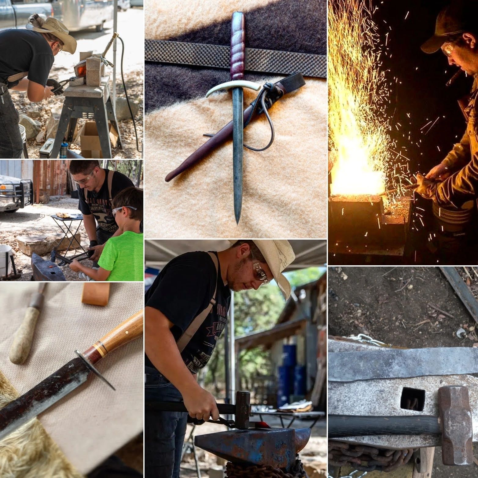 Welcome to The Primal Forge. We are a small bladesmith and knife making company in Spring Branch TX,