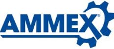AMMEX logo with gear and hammer.