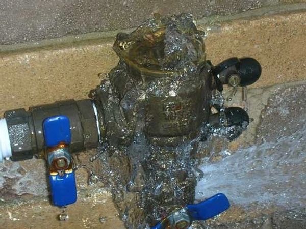 PVB Backflow Device Leaking Pressure Vacuum Breaker