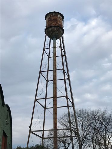 Look for the water tower Landmark