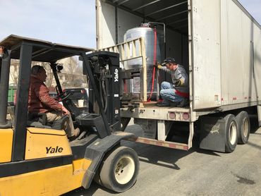 Delivery of the brew systems 