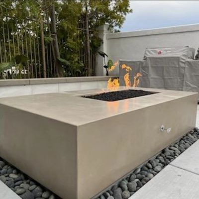 Custom Made Concrete Fire pit Design in Orange County, California 
We specialize in fire pit design