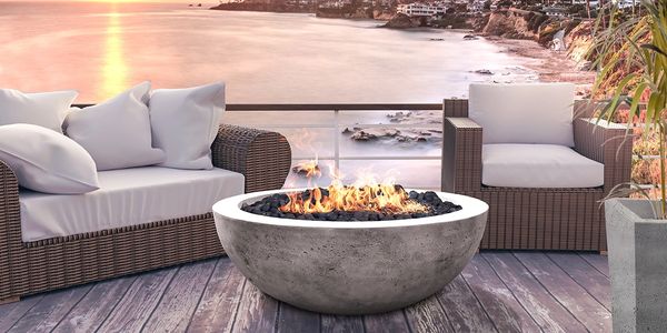 The Moderno 4 custom architectural fire pit is a beautiful option for gathering around a fire pit.