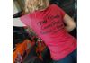 Tee shirt with Black Glitter $30.00