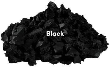 Black rubber mulch