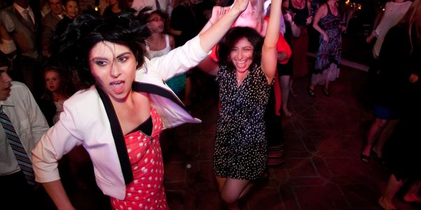 Wedding Guests Dancing the night away