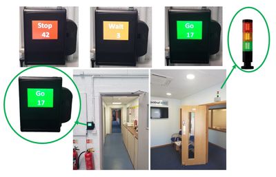 Pedestrian traffic light system