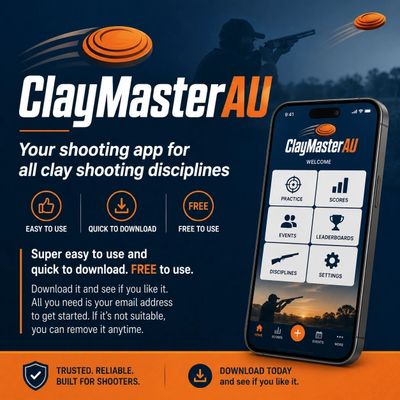 ClayMasterAU Free Clay Shooting App for All Clay Target Disciplines. 
