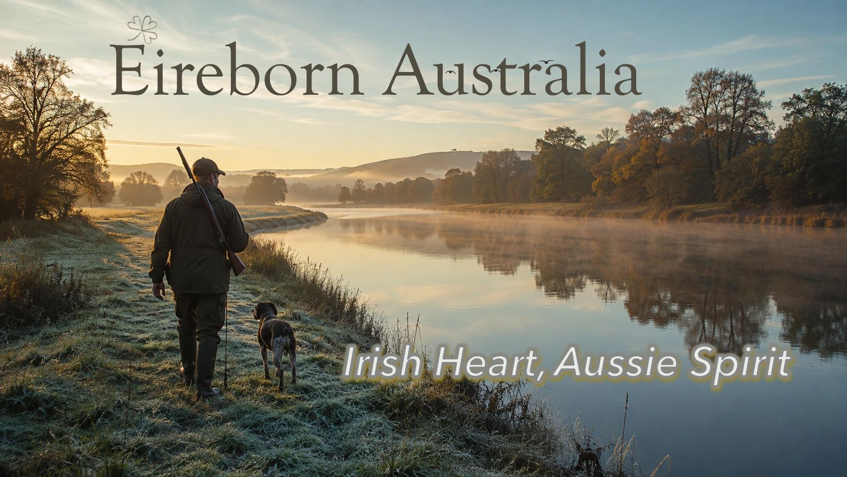 eireborn australia and walking your dog by the river