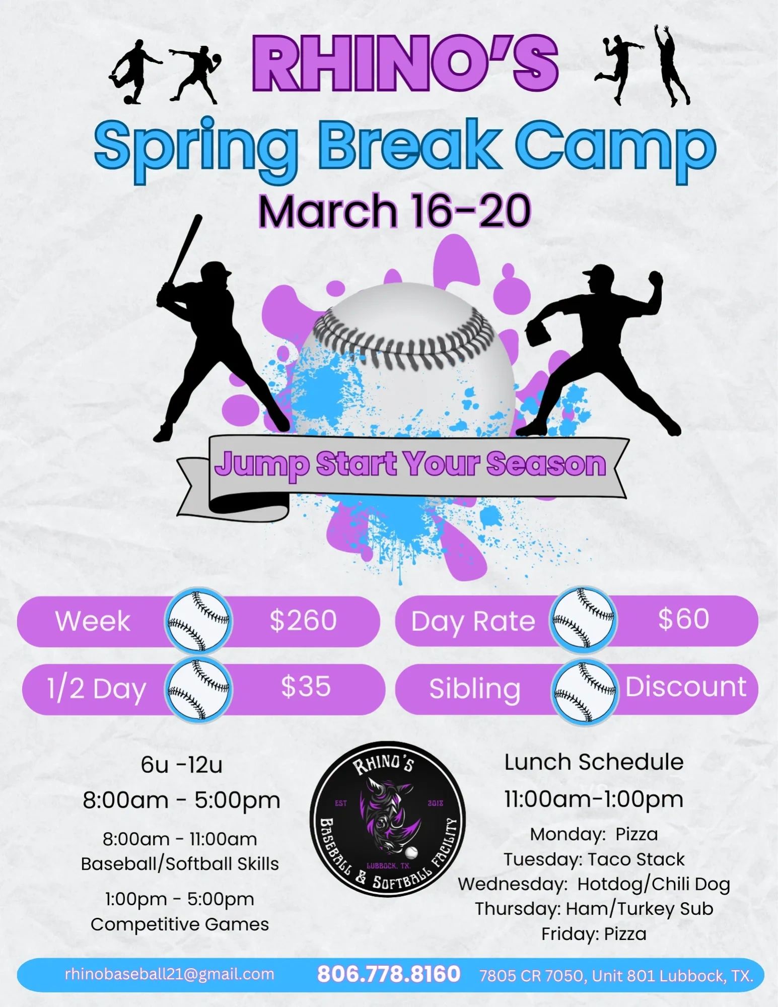 Rhino's Baseball and Softball Facility