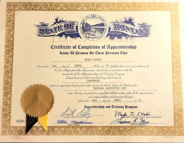 State-certified professional with 20+ years of trade experience and advanced carpentry training.
