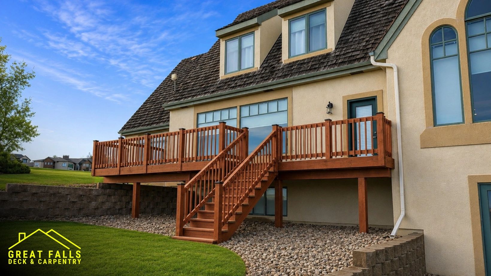 Optional wood deck done by special o
