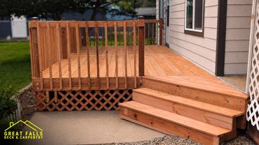 Elevated Wood Deck | Great Falls, MT