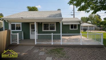 Ground-Level Trex Deck | Great Falls, MT