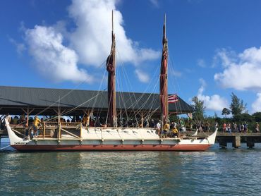 a large boat on the water