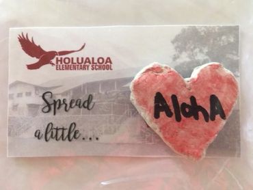 aloha heart magnet