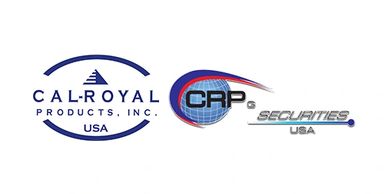 Logos of Cal-Royal Products Inc. and CRP Securities USA.
