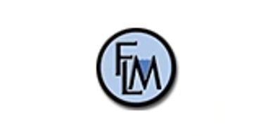 Logo with letters F, L, and M inside a blue circle.