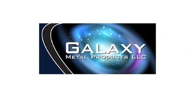 Galaxy Metal Products LLC logo with a galaxy background.