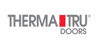 Logo of Therma-Tru Doors.