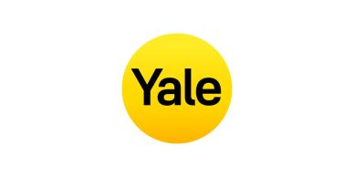 Yellow circular Yale logo with black text.