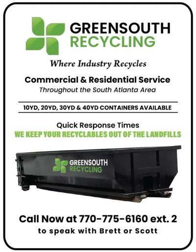 green South recycling rolls offs Jackson Ga