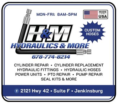 Hydraulics Jackson

Cylinder Repair - Fittings - Hoses - Power Units - and More