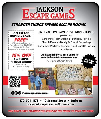 Jackson Escape Games stranger things