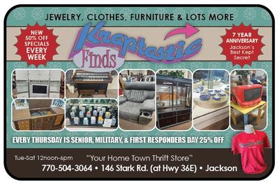 Jackson thrift store kraptastic finds Exclusive savings only here