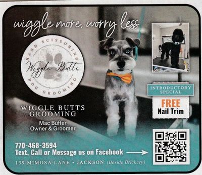 Grooming Jackson Wiggle Butts exclusive savings Only here