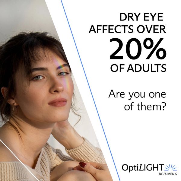 many of use suffer from dry eyes, talk to your doctor