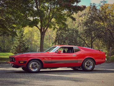 A '70's Mach I, Some of us can only dream of owning a Mustang this cool.
