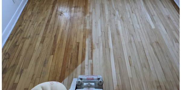 sablage de plancher