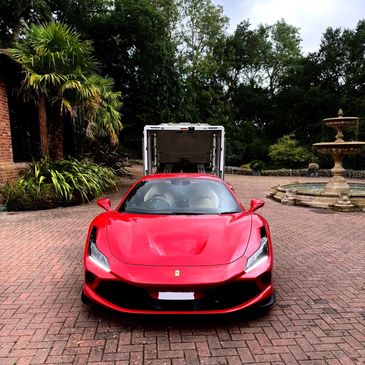 enclosed transport to Spain, Barcelona car transport, Ferrari enclosed Transport Car Transport 